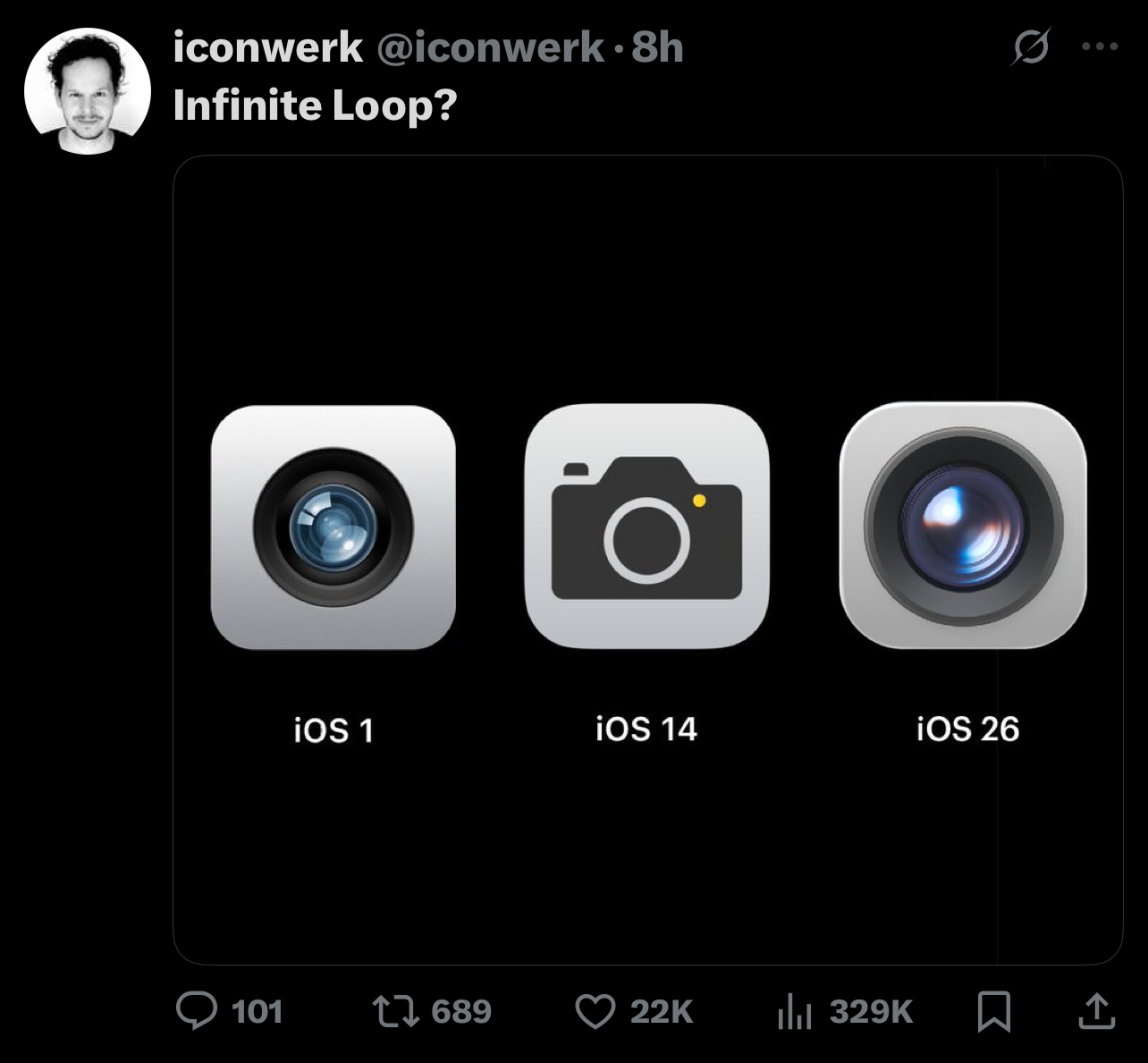 X reaction to iOS 26 Liquid Glass