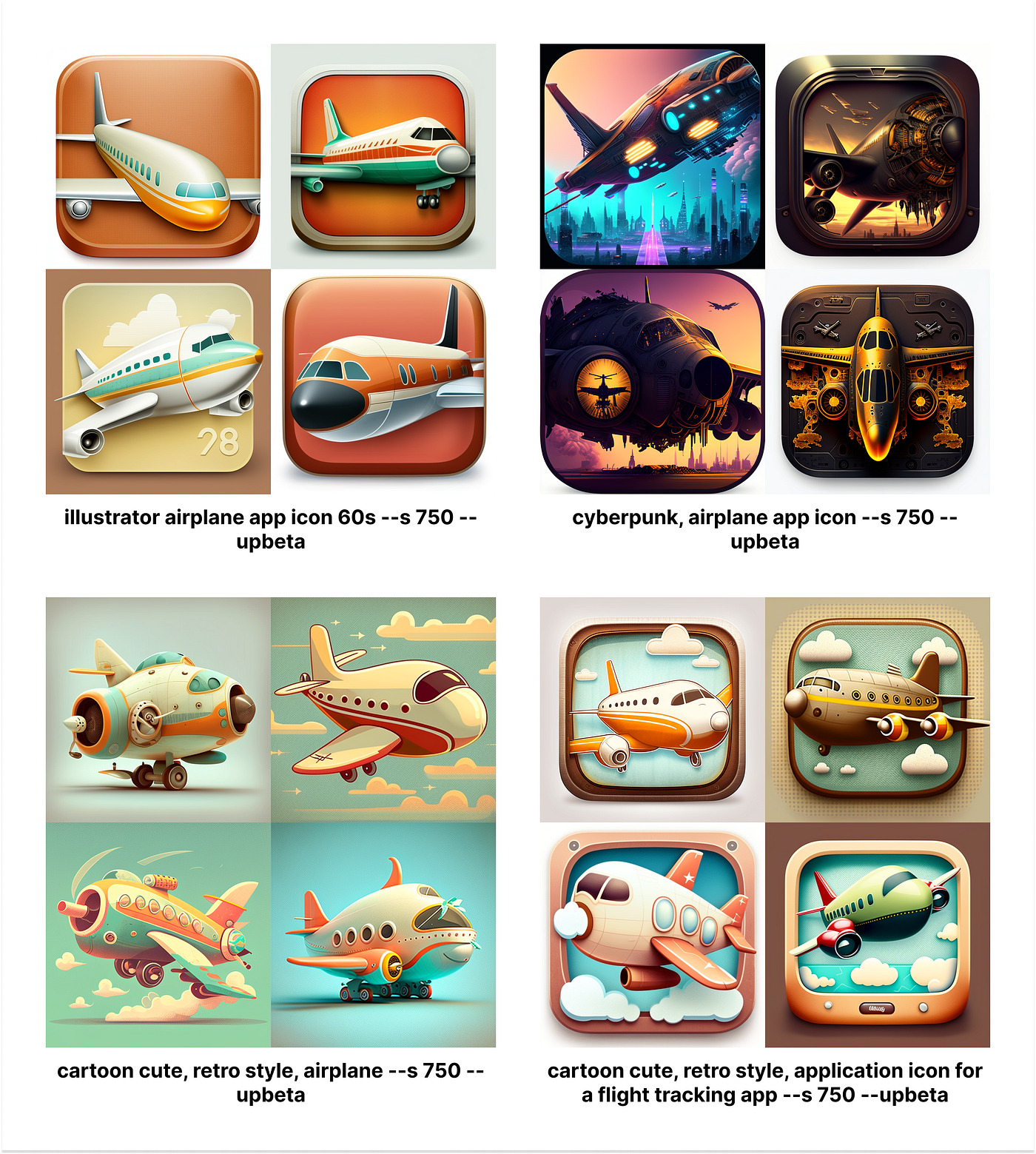 Exploring deeper variations of the chosen app icon style