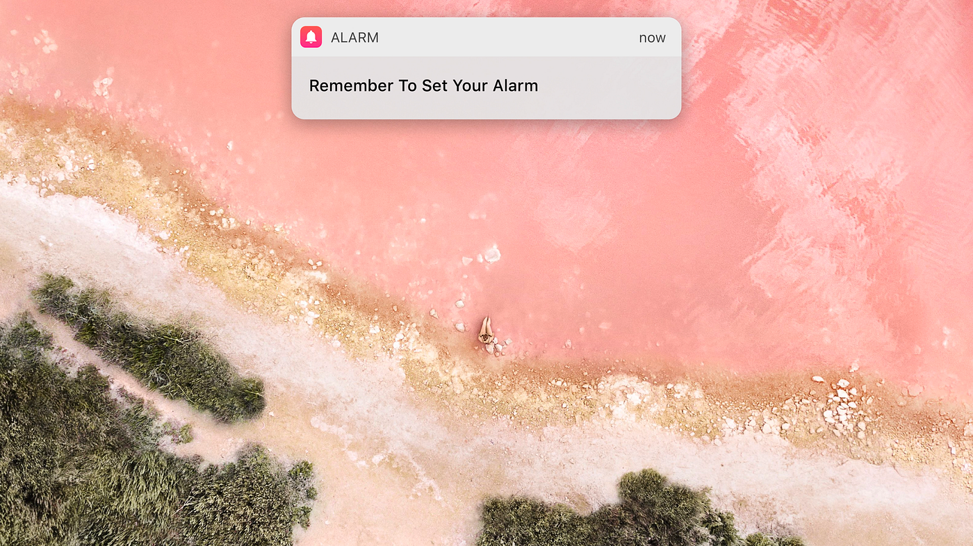 Smart default alarm times based on behavior