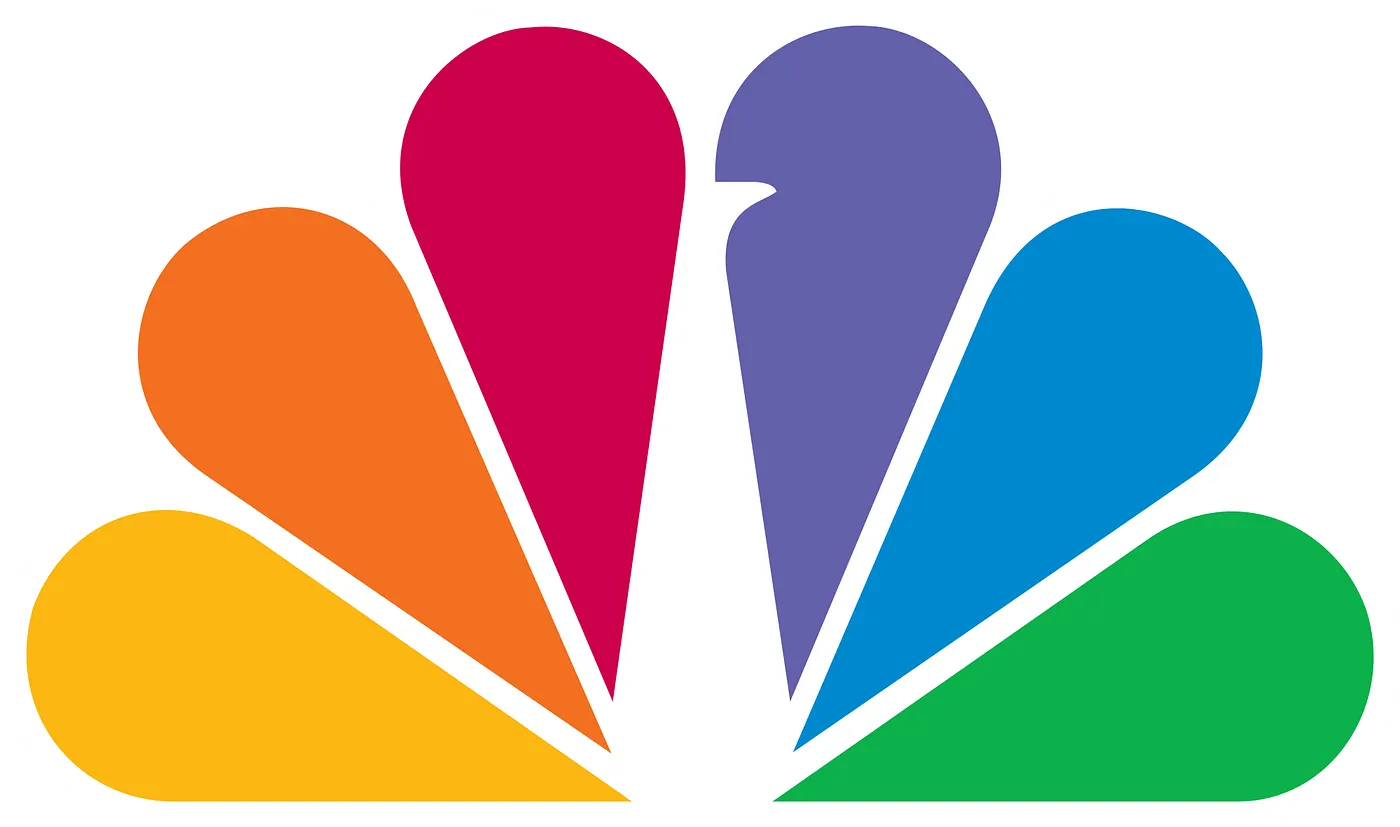 NBC Logo — colorful high-contrast shapes grab attention