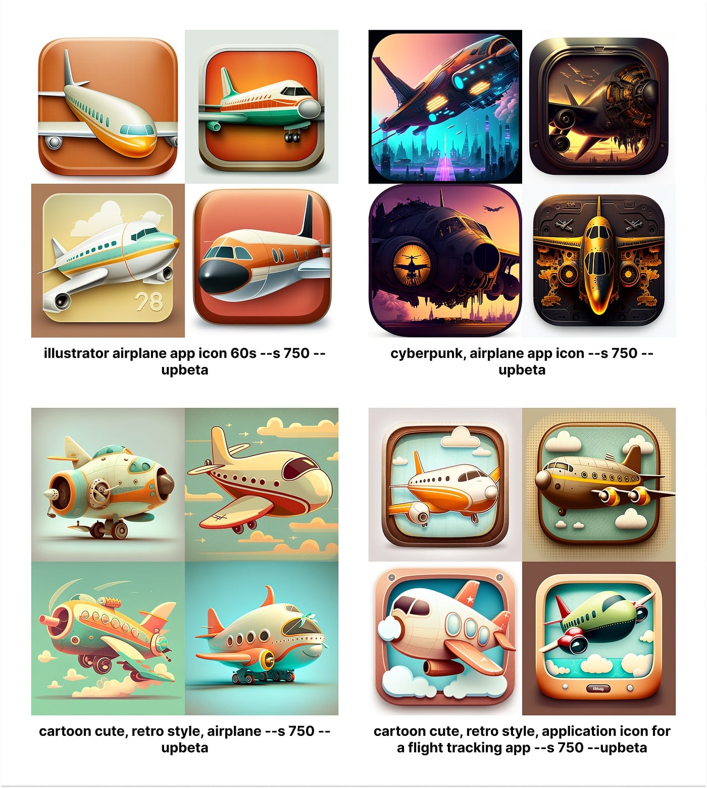 Exploring deeper variations of the chosen app icon style