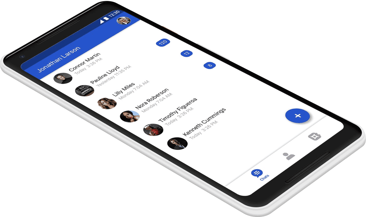 VISPER secure chat app preview screens